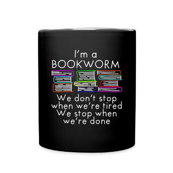 Livre Livres Lecture Leeratte - Mug uni - noir - Devant