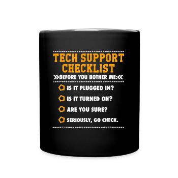 Programmer - Full Colour Mug - black - Front