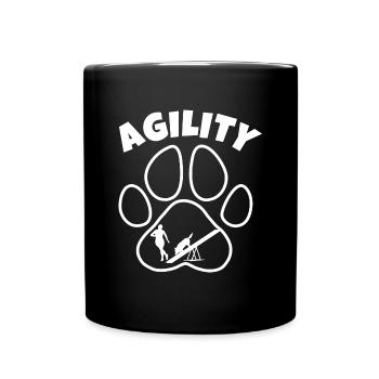 Agility Dog Sports - Full Colour Mug - black - Front