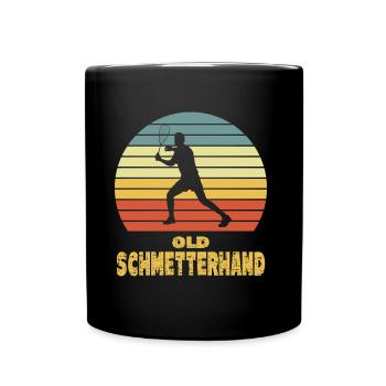 Old Schmetterhand Squash - Tasse einfarbig - Schwarz - Vorne