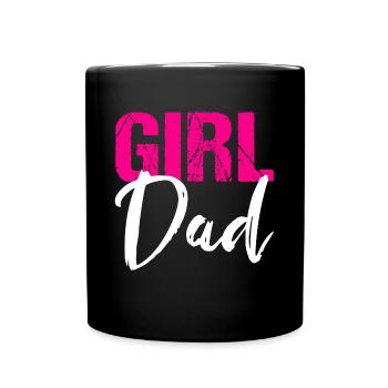 Fille Papa Fille Père Papa - Mug uni - noir - Devant