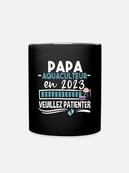 2023 Aquaculteur Papa Père Aquaculture Cadeau - Mug uni - noir