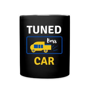 Tuned Boss Car - Full Colour Mug - black - Front