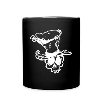 Cute skull Happy St. Patrick's day - Full Colour Mug - black - Front