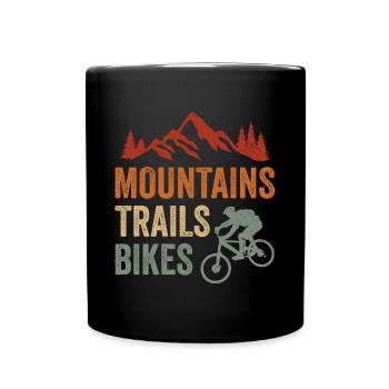 VTT VTT Downhill VTT - Mug uni - noir - Devant