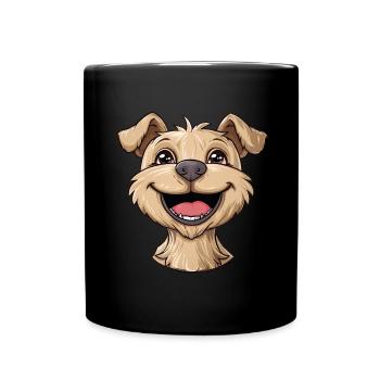 Cadeau de chien qui rit pour tous les propriétaires de chiens - Mug uni - noir - Devant