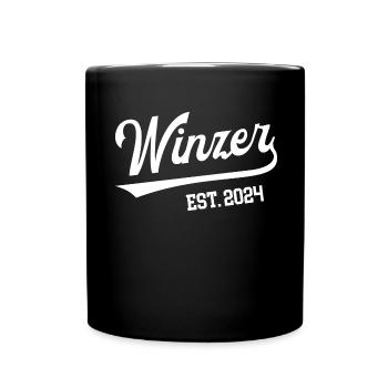 Winzer 2024 Ausbildung Prüfung Weinbauer Azubi - Tasse einfarbig - Schwarz - Vorne