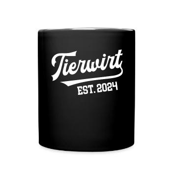 Tierwirt 2024 Ausbildung Prüfung Landwirt Azubi - Tasse einfarbig - Schwarz - Vorne