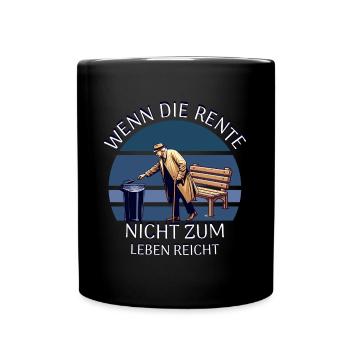 Pensioner - Full Colour Mug - black - Front