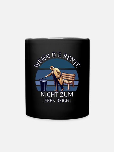 Retraité - Mug uni - noir