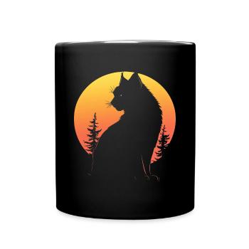Lynx - Full Colour Mug - black - Front