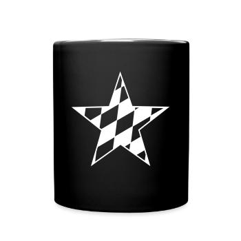 Bavarian Star - Farbwechsel - - Tasse einfarbig - Schwarz - Vorne