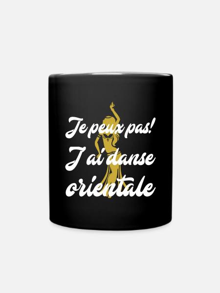 je peux pas j'ai DANSE ORIENTALE - Mug uni - noir