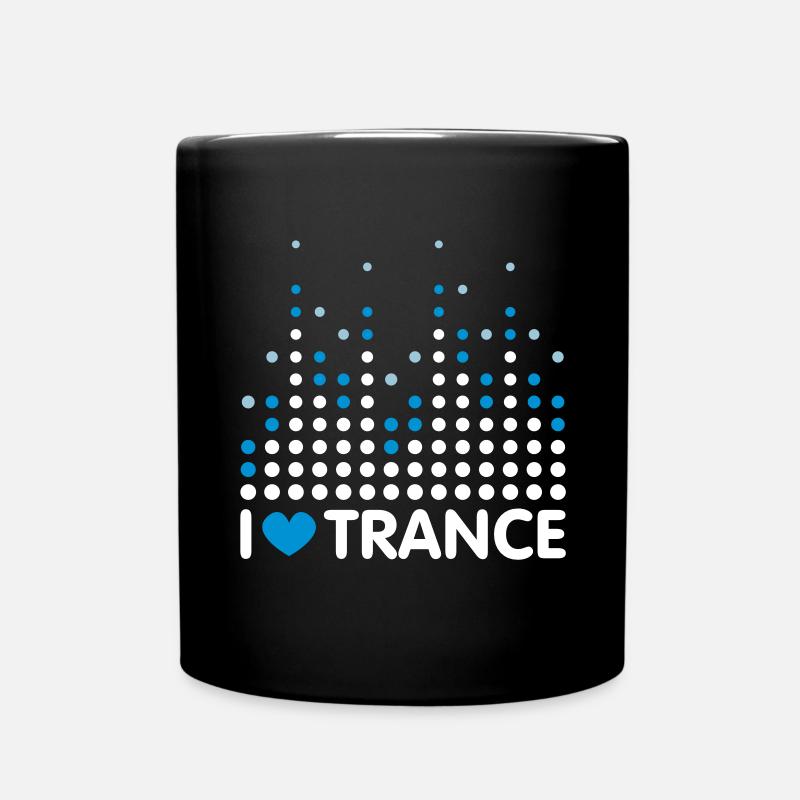 I Love Trance - Full Colour Mug - black