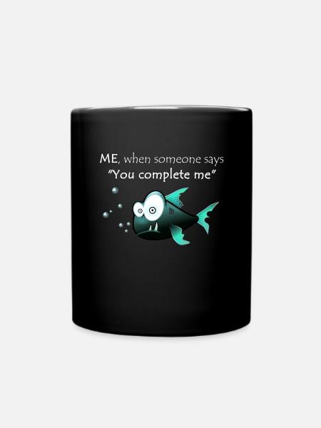 Drôle de dire drôle drôle chemise rire drôle - Mug uni - noir