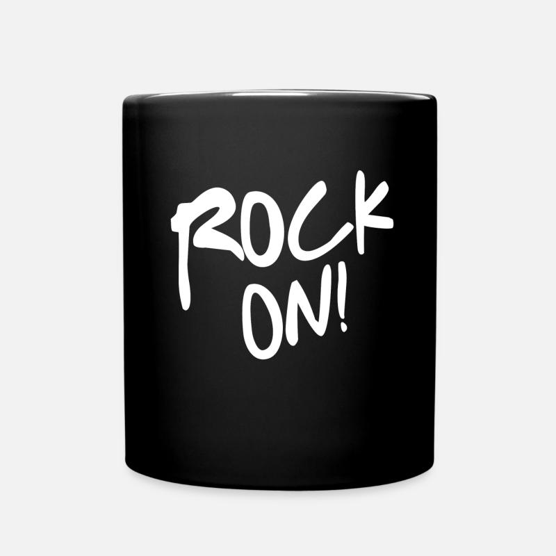 Rock on Party Rocker Lifestyle - Tasse einfarbig - Schwarz