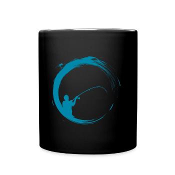 angler - Full Colour Mug - black - Front