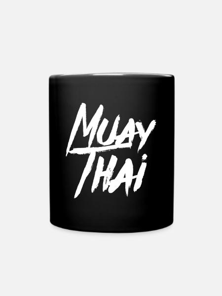 MUAY THAI Boxe Thaïlandaise Arts Martiaux MMA Boxe - Mug uni - noir