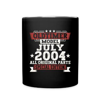 Oldtimer July 2004 18th Birthday Gift Men - Full Colour Mug - black - Front