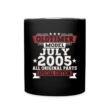 Oldtimer July 2005 17th Birthday Gift Men - Full Colour Mug - black - Front