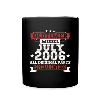 Oldtimer July 2006 16th Birthday Gift Men - Full Colour Mug - black - Front