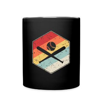 Baseball Player Baseballer Baseball - Full Colour Mug - black - Front