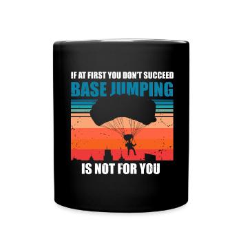 Base jump - Mug uni - noir - Devant