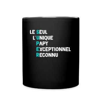 Papy Unique Citation Tendre Pour mon Papy - Mug uni - noir - Devant