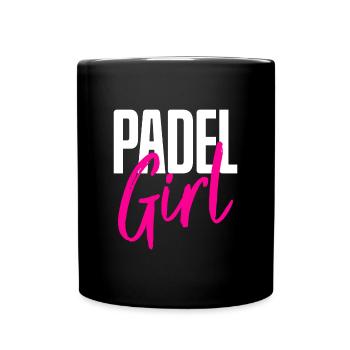 Padel Fille Padel Tennis Filles Padel Joueur - Mug uni - noir - Devant