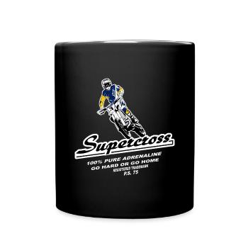 Supercross - Moto Cross - Motocross - Mug uni - noir - Devant