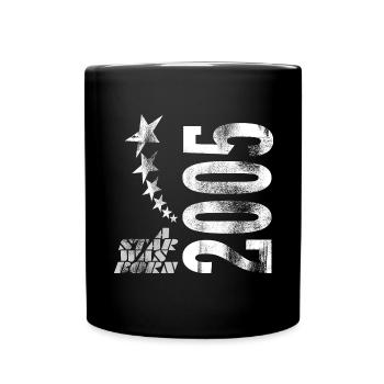Une étoile est née en 2005 - Mug uni - noir - Devant