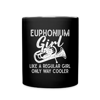 Euphonium Girl comme une fille ordinaire Euphonium - Mug uni - noir - Devant