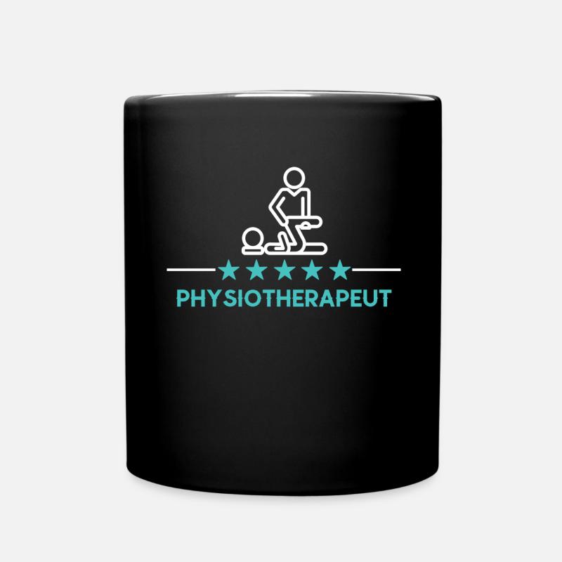 Physiotherapeut Dankeschön Physiotherapie Physio - Tasse einfarbig - Schwarz