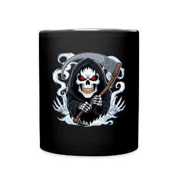 Grim Reaper Horror Movie Fan - Full Colour Mug - black - Front