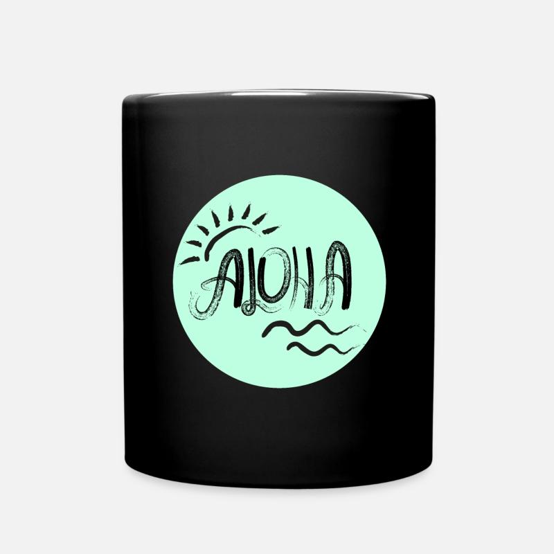 Aloha - Mug uni - noir