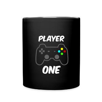 Player ONE - Player TWO Partnerlook - Mug uni - noir - Devant