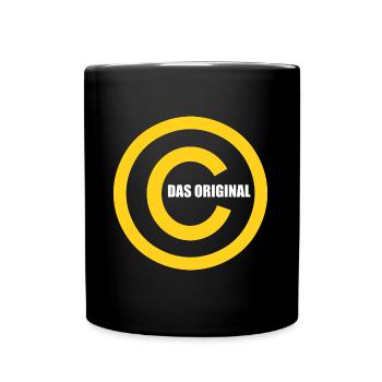 das Original - Tasse einfarbig - Schwarz - Vorne