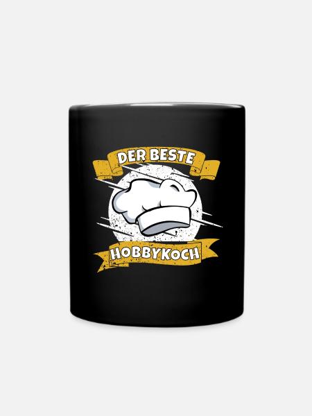 Der Beste Hobbykoch - Tasse einfarbig - Schwarz