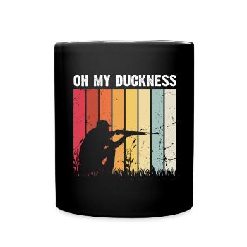 Drôle de conception de chasse au canard Hunter Hunting Duck Design - Mug uni - noir - Devant