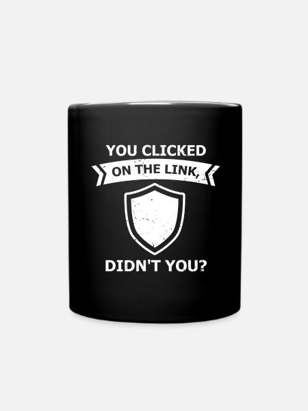 Cybersecurity Design for Hackers and Cyber Security - Full Colour Mug - black