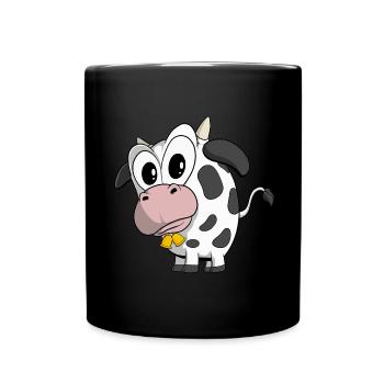 Cow Farmer Farmer Cows Farm - Full Colour Mug - black - Front