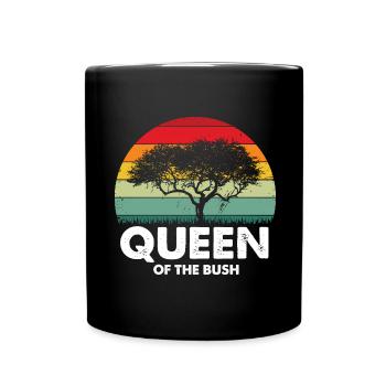 Safari Familienurlaub Design für Afrika Savanne - Tasse einfarbig - Schwarz - Vorne