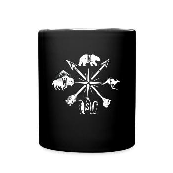 Protect the locals - Full Colour Mug - black - Front
