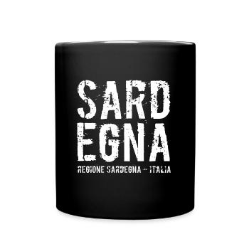 Insel Sardinien, Italien, Mittelmeer - Tasse einfarbig - Schwarz - Vorne