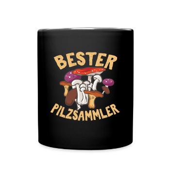 Best Mushroom Picker Mushrooms Collect Mushrooms Fly agaric - Full Colour Mug - black - Front