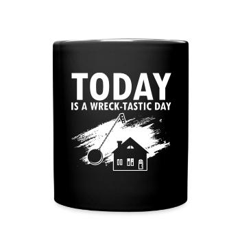 Conception de démolition et de rénovation de maisons - Mug uni - noir - Devant