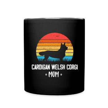 Cardigan Welsh Corgi - Mug uni - noir - Devant