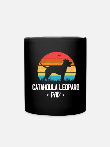 Louisiana Catahoula Leopard Dog - Tasse einfarbig - Schwarz