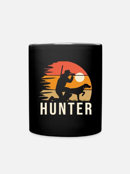 chasse chasser cadeau cool pour chasseur - Mug uni - noir
