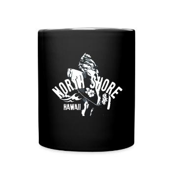 North Shore Hawaii - Mug uni - noir - Devant